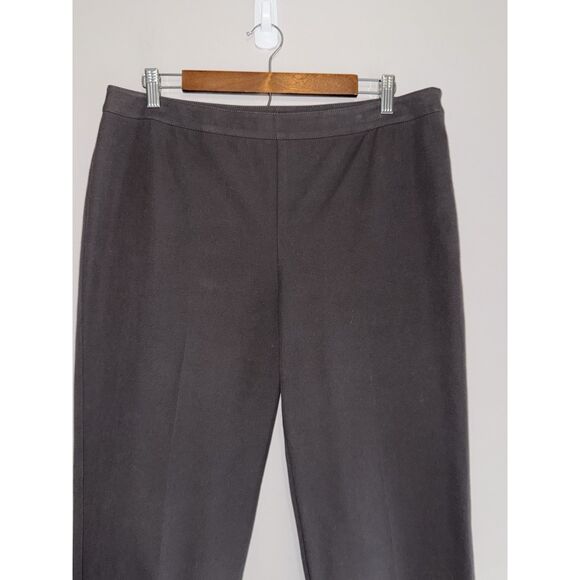 Lafayette 148 Bleecker Pants Brown Ankle Crop Dress Pants Zip Office Career 12 - Picture 3 of 13